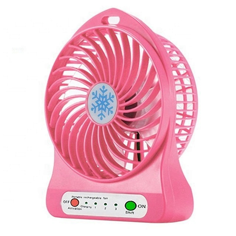 Summer office rechargeable electronics battery charging portable usb mini desk fan with battery Portable