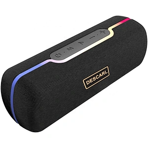 Portable high quality waterproof music soundbar speaker with LED lamp