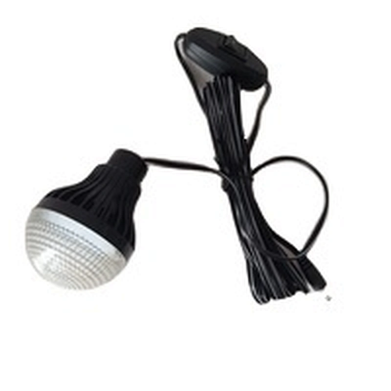 Portable mini solar panel  lighting system with lightbulb 3W*3 bulb and super bright LED tube on emergency light pawer bank