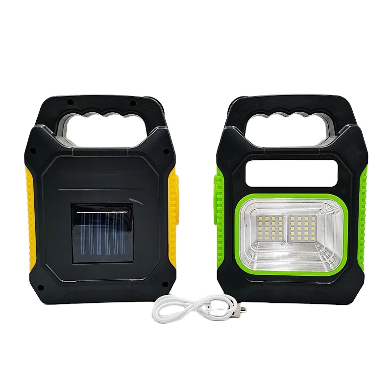 Outdoor waterproof multiple light sources solar USB charge cob camping energy lantern led tent lamp with power bank flashlight