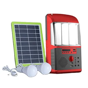 solar power panel rechargeable emergency lamp solar home lighting system with radio other solar energy related product