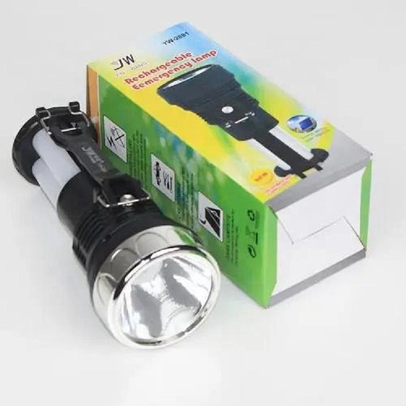Indonesia hot sell YW-2881 Portable Outdoor Hand Solar rechargeable emergency LED light