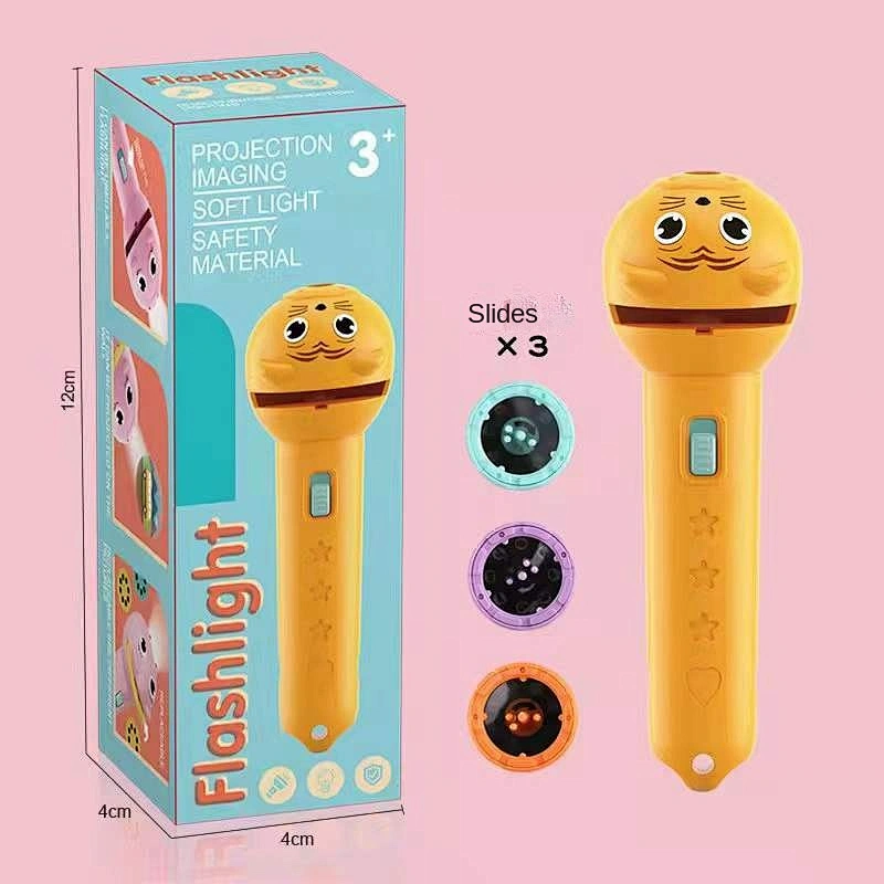 Factory Children Projector Light Flashlight Cartoon Animal Sleeping Night Picture Light Educational Learning Funny Toys