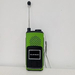 USB charger wireless mini walkie talkie digital radio portable speaker with led light