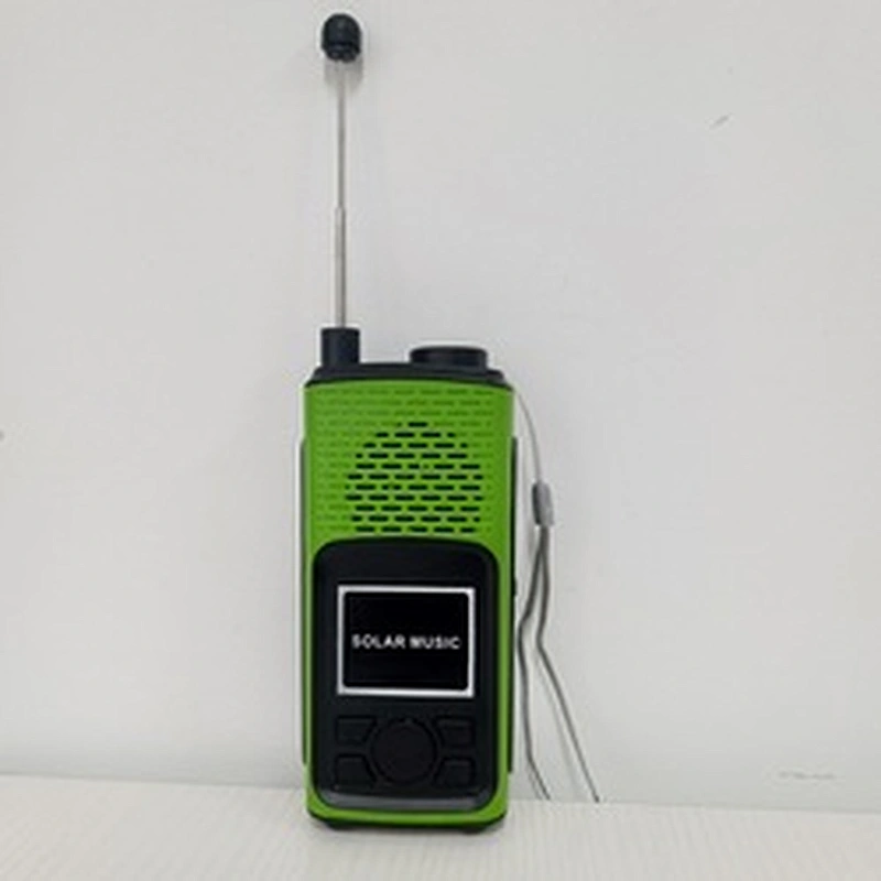 USB charger wireless mini walkie talkie digital radio portable speaker with led light