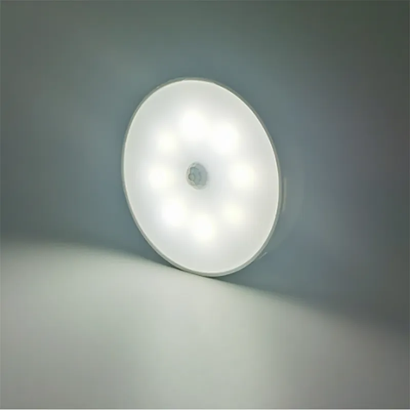 Best USB Rechargeable Wall Lamp LED Wireless Motion Sensor Night Light
