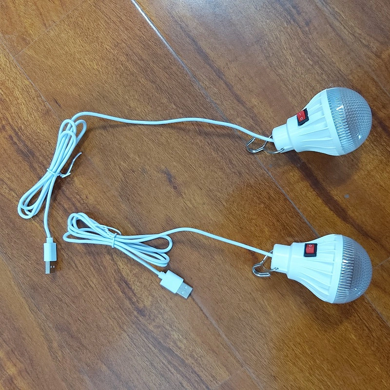 Solar emergency energy storage lighting system 12000mAh battery 9V 15W solar panel with 2pcs bulb and 2pcs 5-in-1 charging cable