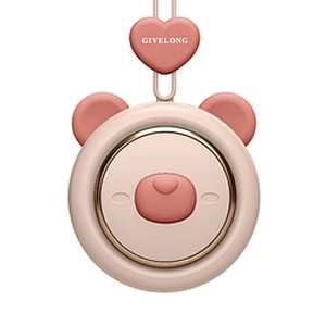 2022 Summer Wireless Cute Mini Portable Bladeless Hanging Neck Cooling Fan Rechargeable with Battery