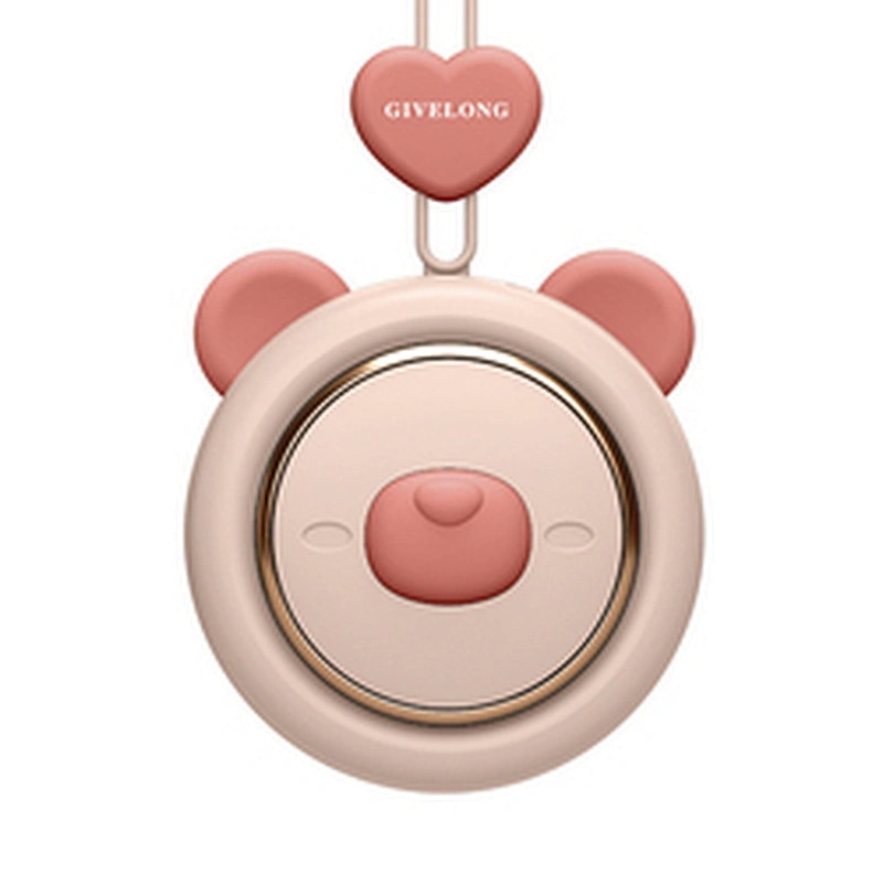 2022 Summer Wireless Cute Mini Portable Bladeless Hanging Neck Cooling Fan Rechargeable with Battery