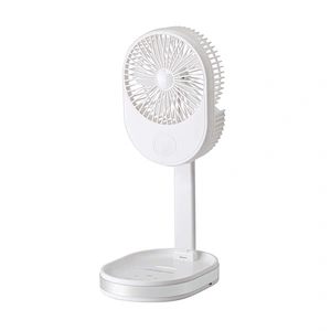 Custom folding fans 1500 mAh usb rechargeable table fan with led light