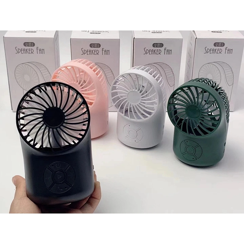 2 In 1 Speaker Fan Wireless 5.0 Portable Mini Multifunctional Speakers Cool Music For Smartphone