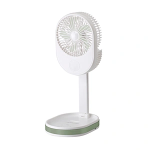 Custom folding fans 1500 mAh usb rechargeable table fan with led light