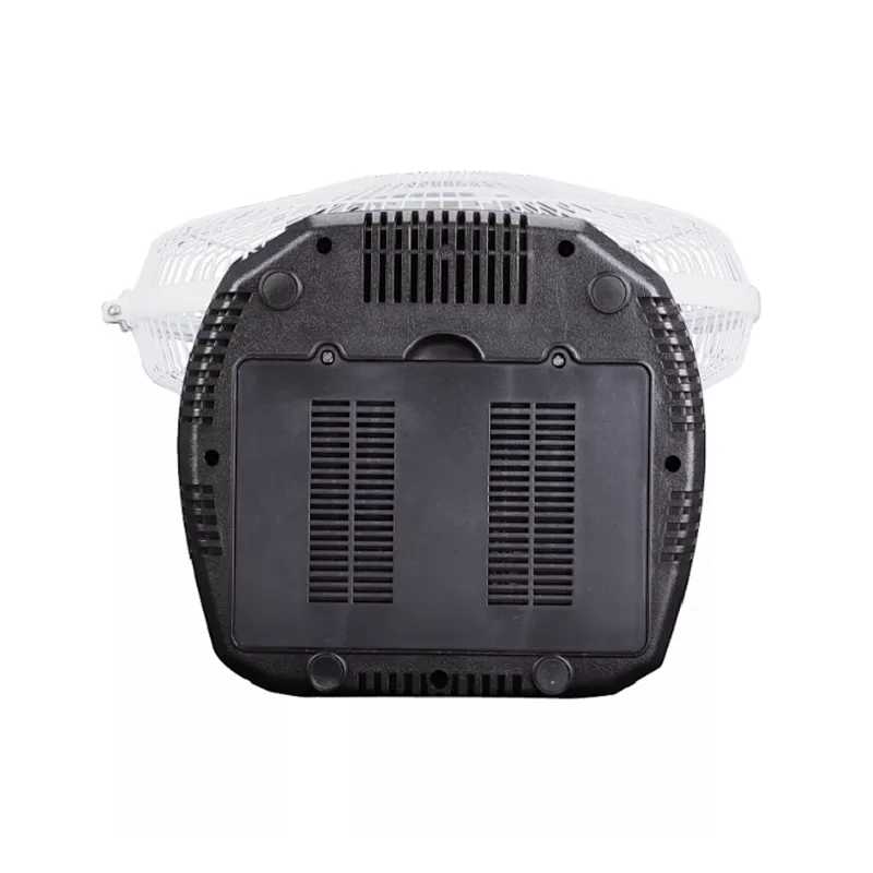 Top quality design 14inch portable high speed electric 12v dc rechargeable table fan with solar panel and led bulb