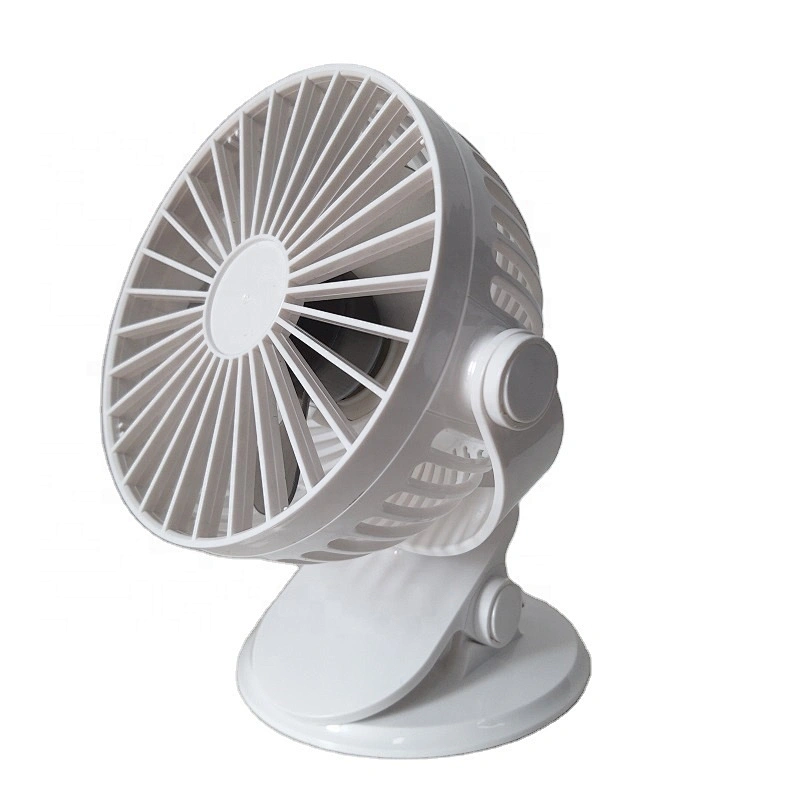 2022 small plastic DC motor 5 inch 3 blade usb charging portable clip bable fan