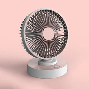 New smart usb rechargeable portable powerful cooling desk fan led 6 inch 4 inch