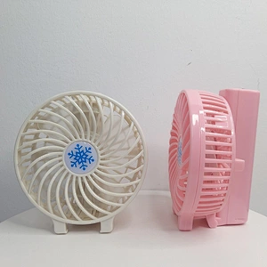 Custom logo portable dc motor small bulk handheld fan foldable personal rechargeable plastic 5v 12v 24v  hand mini usb fan