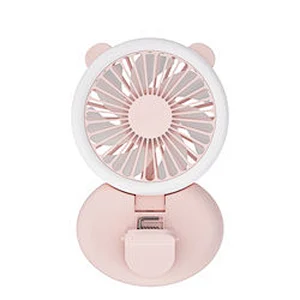 Wholesale Charge Mini Rechargeable Ventiladores Ceiling Portable Personal Desk Table Hand Held Usb Led Small Fan With Light