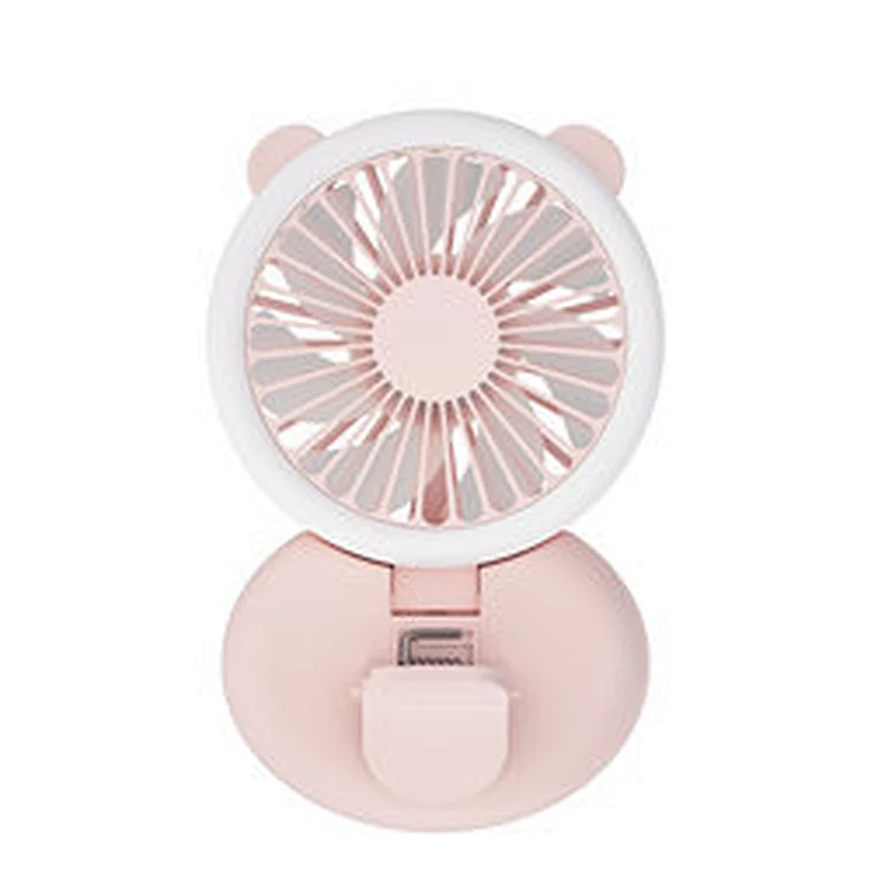 Wholesale Charge Mini Rechargeable Ventiladores Ceiling Portable Personal Desk Table Hand Held Usb Led Small Fan With Light