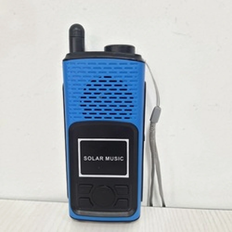 USB charger wireless mini walkie talkie digital radio portable speaker with led light