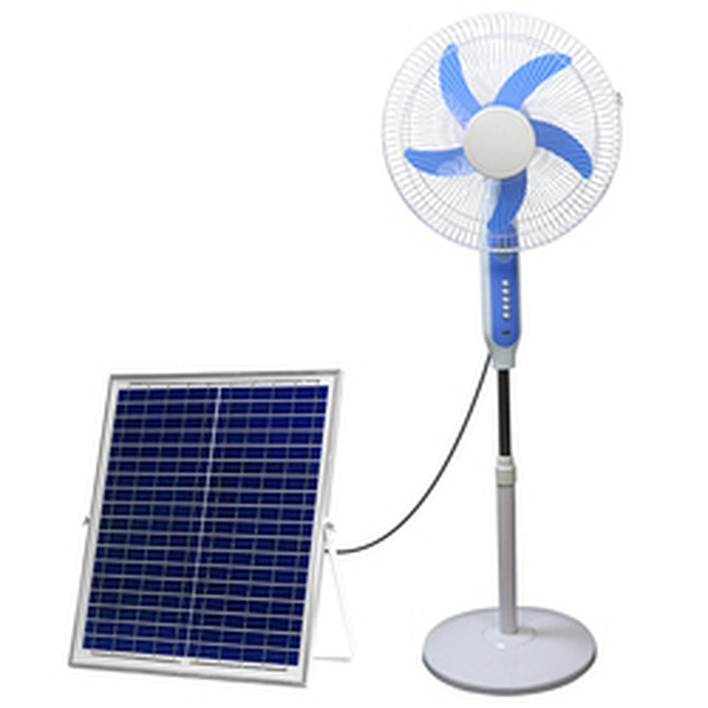 OEM ODM Convenient transportation AC DC solar stand fan for home