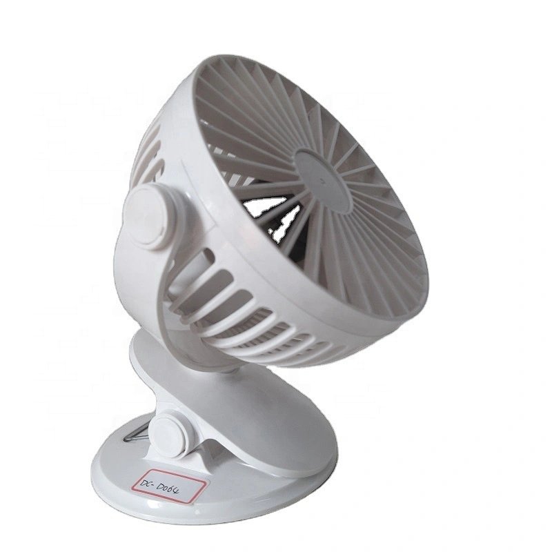 2022 small plastic DC motor 5 inch 3 blade usb charging portable clip bable fan
