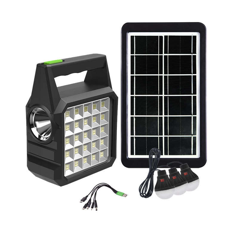 Solar Small System Carry Light Home Outdoor Camping LED Lighting Mobile Power