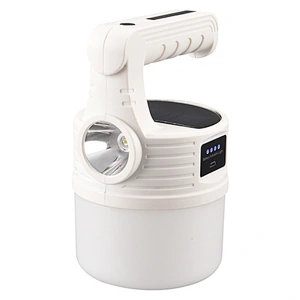 Multifunctional Solar Camping Lamp Portable Waterproof Flashlight With 8 Light Modes Led Lantern Rechargeable Emergency Lamp