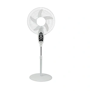 Rechargeable Solar Standing Fan With Solar Panel Stand Plastic Electric Solar Powered Fan