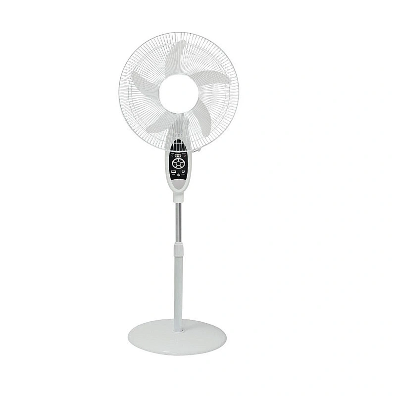 Rechargeable Solar Standing Fan With Solar Panel Stand Plastic Electric Solar Powered Fan