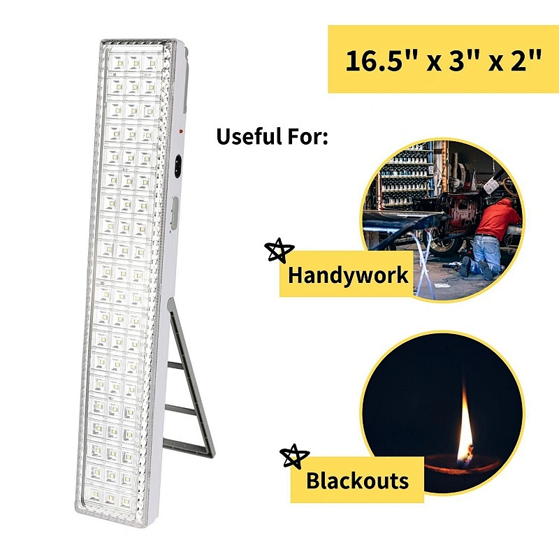 Best price 720 LM poortable 60 LED Rechargeable Light Bar with Folding Stand and Hanger