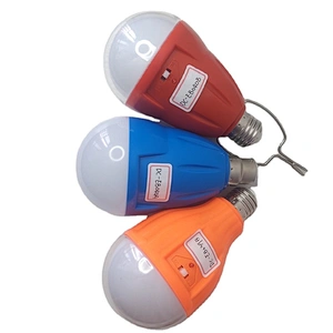 Portable Cordless Charging LED Emergency Bulb  With Battery Batteries