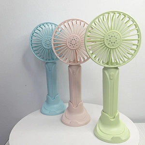 Portable Rechargeable 18650 Battery Mini Handheld USB charging Summer Air Cooling Small Cute Fan With LED Light ac dc Motor