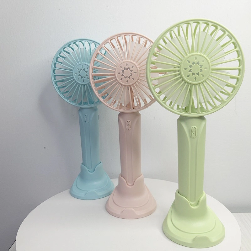 Portable Rechargeable 18650 Battery Mini Handheld USB charging Summer Air Cooling Small Cute Fan With LED Light ac dc Motor