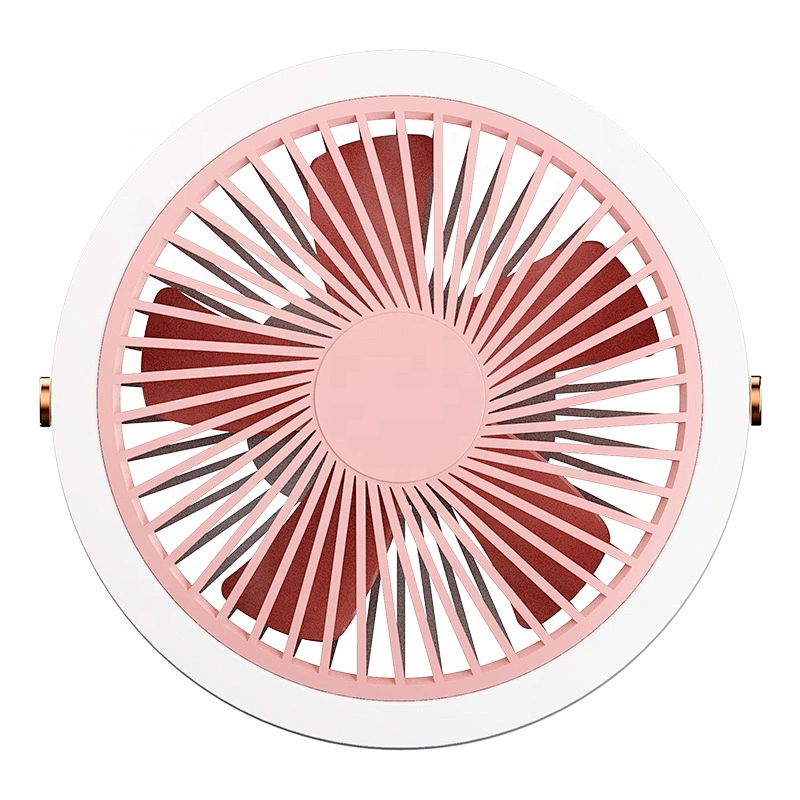 Cheap portable retractable cordless wall mounted ventilation exhaust cooler desk fan with lamp