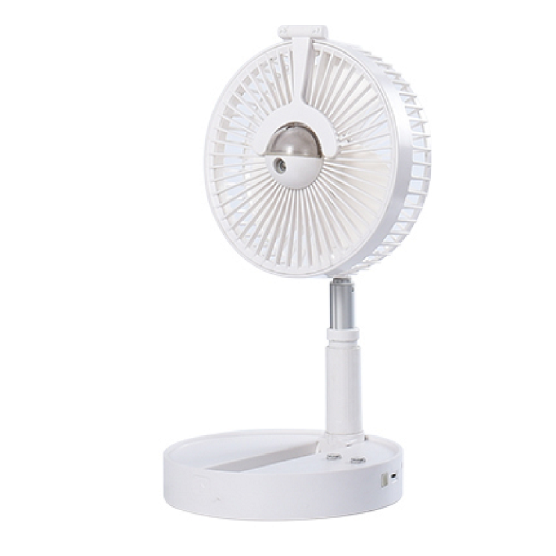 Electric Music Fans Portable Folding Hydrating Wireless Rechargeable Table Fan Home Office Outdoor Use Long Time