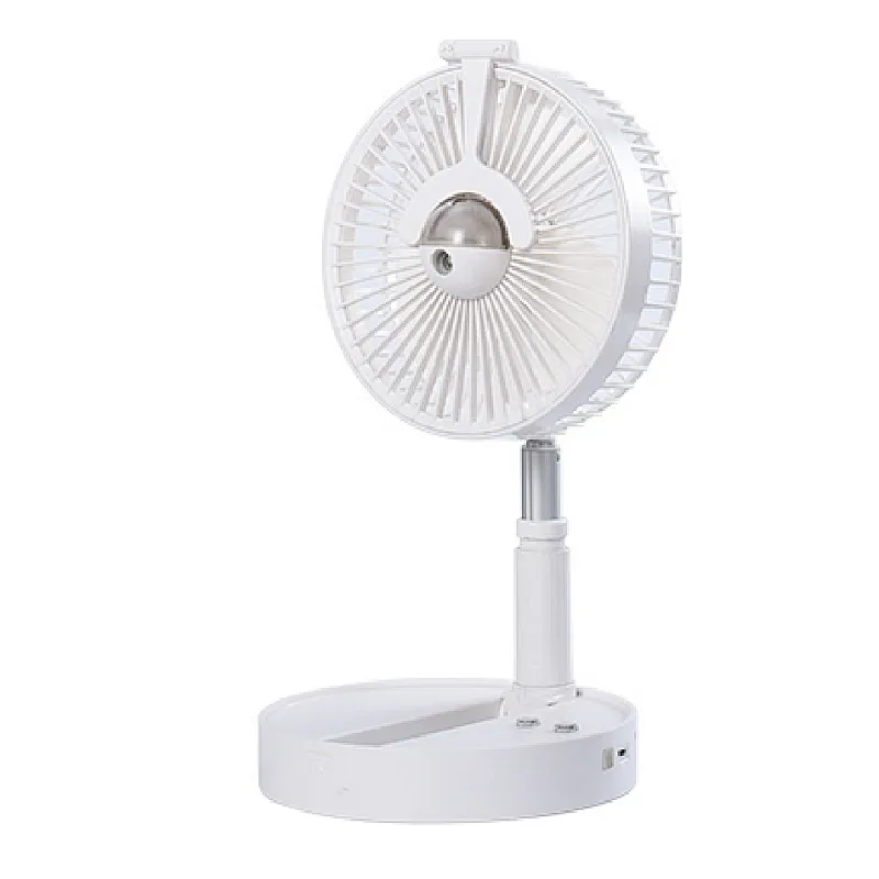 Electric Music Fans Portable Folding Hydrating Wireless Rechargeable Table Fan Home Office Outdoor Use Long Time