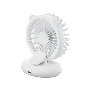 Led Mini Usb Small Ventilateur Rechargeable Hand Held Ventilado Portable Standing Electric Battery Clip Phone Fan With Light