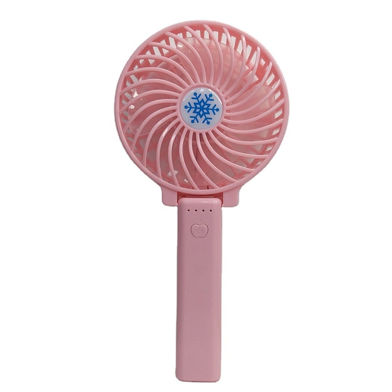 Custom portable small usb office air cooler plastic pocket handheld rechargeable mini folding fan