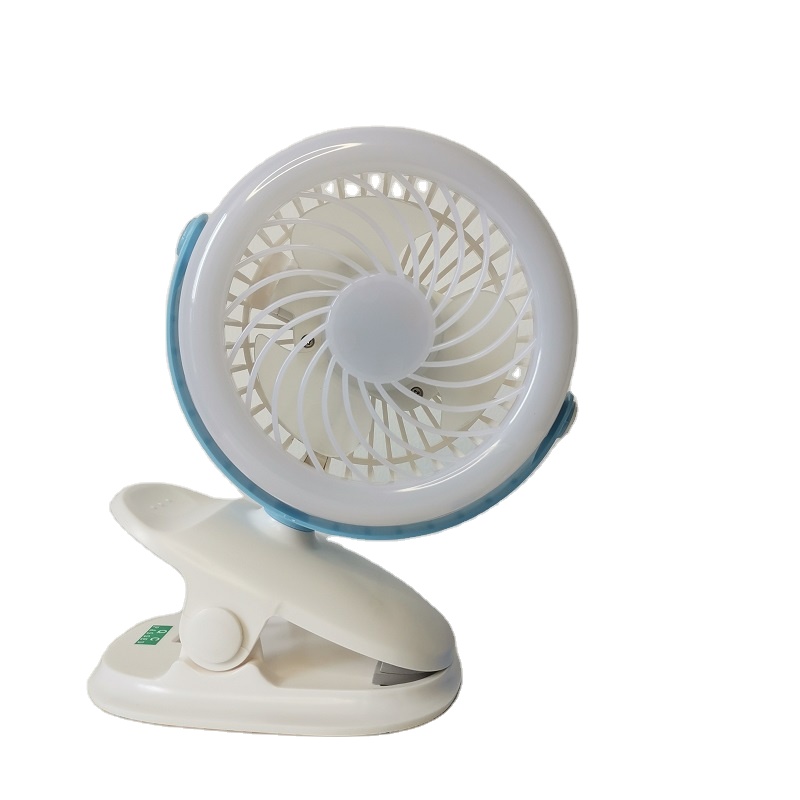Powerful Portable Table Mini 4 Inch Clip On Fan Rechargeable 3 Blade