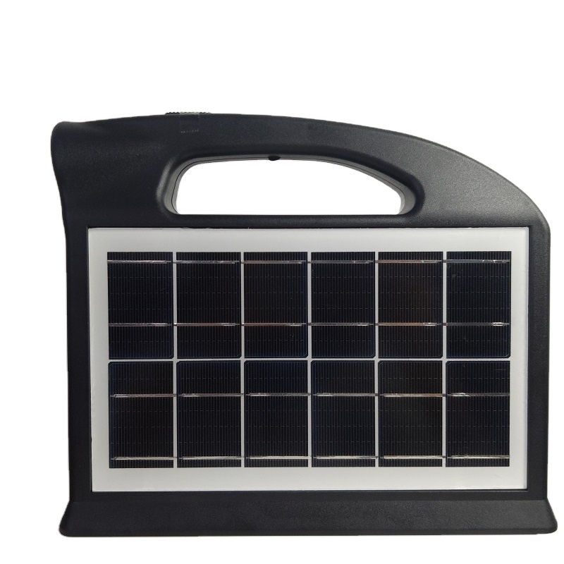 Solar lighting system speakers rechargeable radio solar music with MP3 LED FM lights solar power home emergency