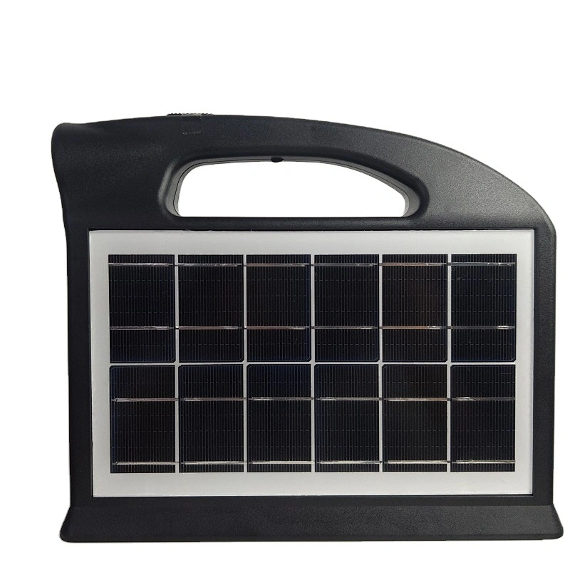 Solar lighting system speakers rechargeable radio solar music with MP3 LED FM lights solar power home emergency