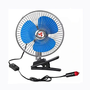 Direct factory 8inch Ventilador Air Cooler 12v 24V Head Power Design Vehicle Weight Electric Cooling Car Fans Air Coolers