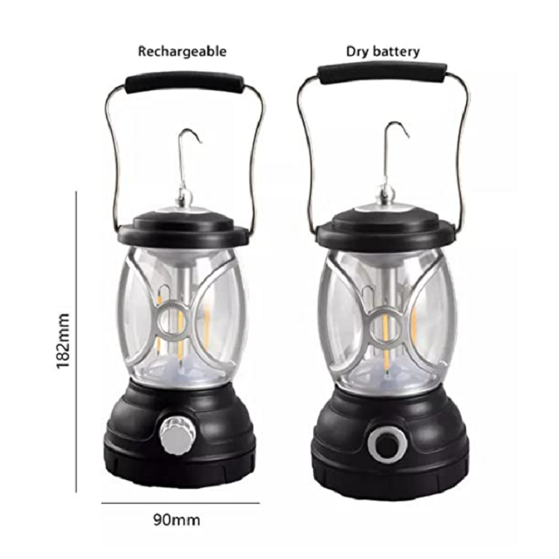 Portable LED camping light IP54 3*AA Outdoor Tent emergency lights for Hiking