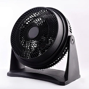 90 Degree Vertical Tilt Small Wall Fan 3 Speed Adjustable Desk 10inch Classic Air Circulator Portable Turbo Fan