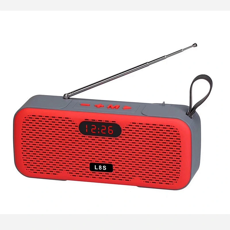 1200mah L8S Portable 5W Wireless Speaker Outdoor Stereo Mini Blue tooth Speaker With display