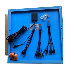 Portable small colorful 20 Watt solar panel 3pcs 5 in 1 usb cable to charge home appliances mobile phones 6V 12V 20W Solar Panel