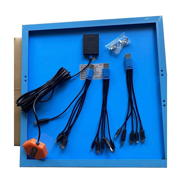 Portable small colorful 20 Watt solar panel 3pcs 5 in 1 usb cable to charge home appliances mobile phones 6V 12V 20W Solar Panel