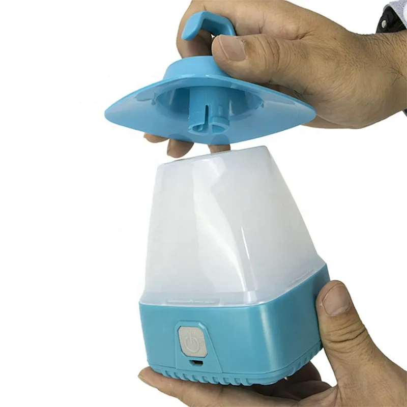 Wholesale rechargeable Mini portable handhed tent Emergency Lighting LED Hanging Outdoor Camping Lantern For Night Light