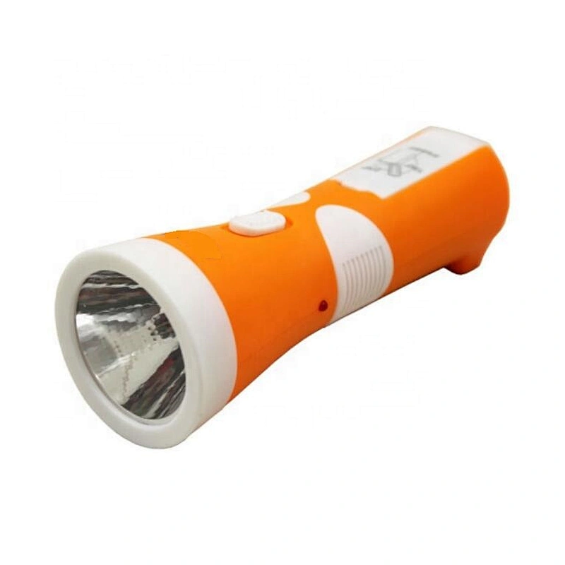 Small 400mAh Lead-acid battery plastic ultra bright rechargeable led flashlight with side light stand table lamp