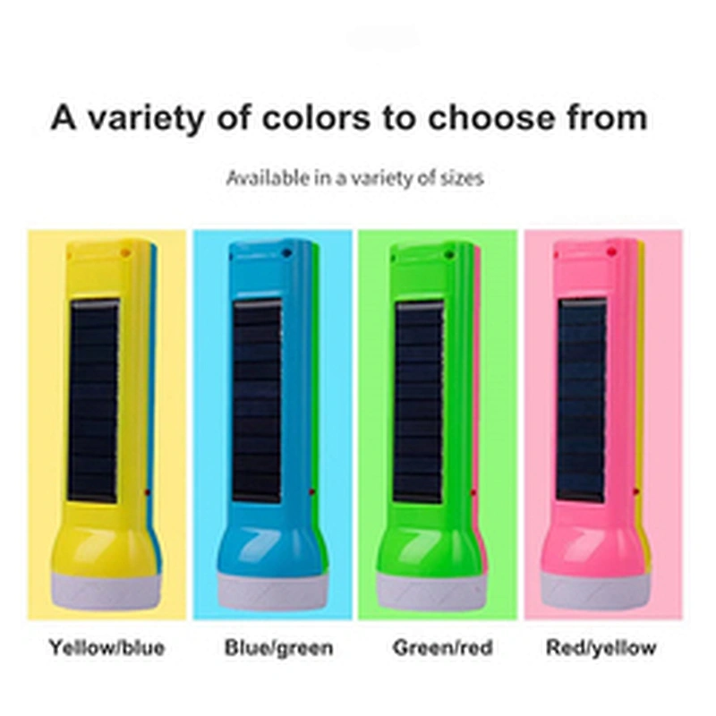 Solar power portable waterproof usb rechargeable LED torch flashlight hlm with folding desk lamp 1200 mah power bank